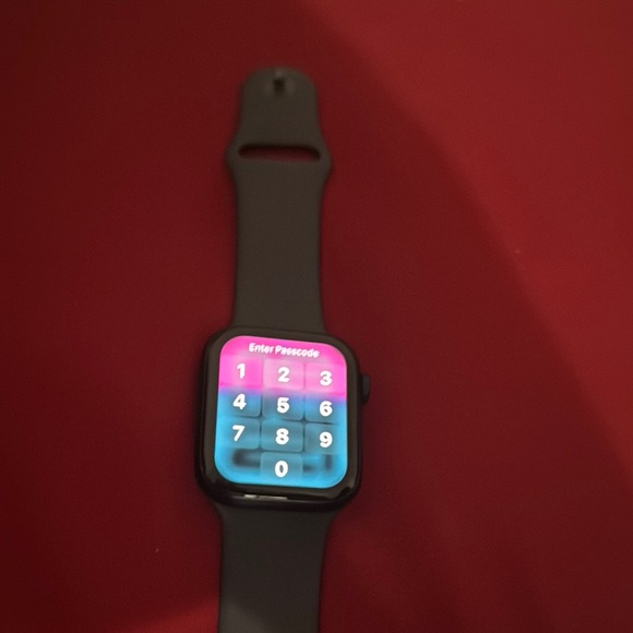 Apple Watch with Black Band